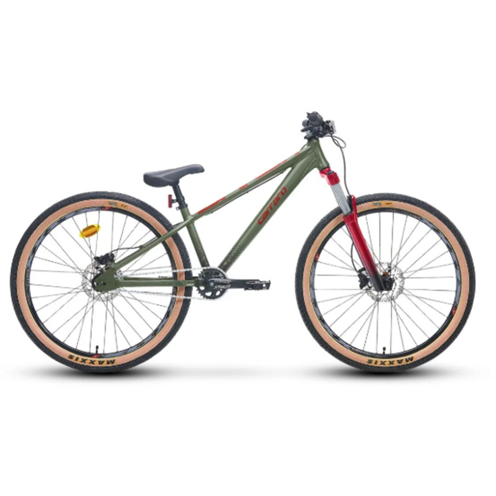 CARRARO BANDIT 310H 1-V HD MAT YESIL-KIRMIZI-SIYAH R1