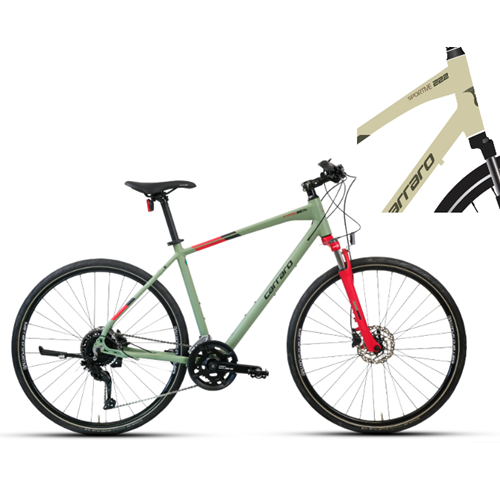 CARRARO SPORTIVE 227C 508H 18-V HD MAT LIME YESIL-KOYU YESIL-KAHVE R2