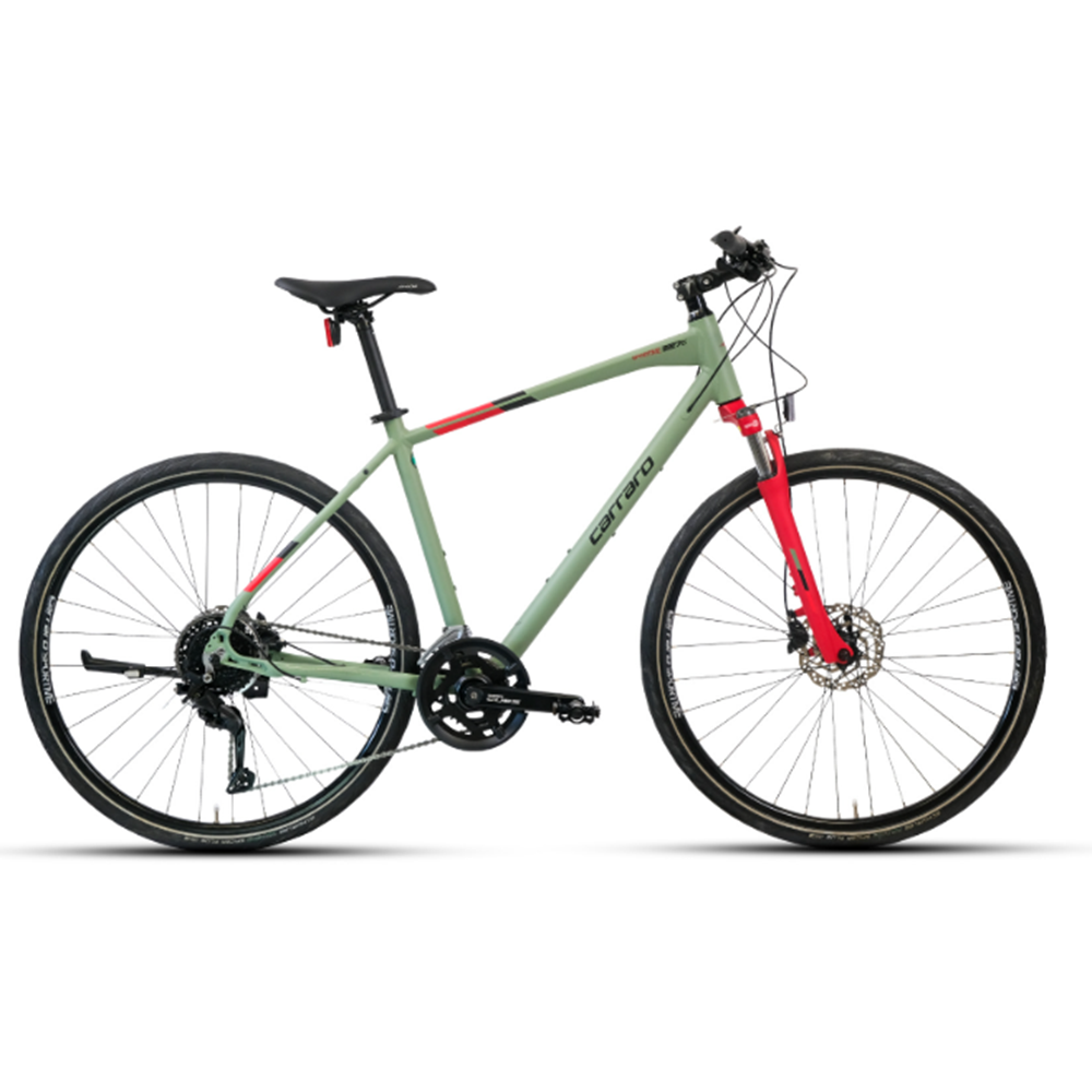 CARRARO e-SPORTIVE X PRO 480H 10-V DI2 HD MET.YESIL-TURUNCU-GUMUS