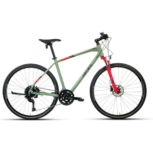 CARRARO e-SPORTIVE X PRO 520H 10-V DI2 HD MET.YESIL-TURUNCU-GUMUS
